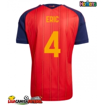 Camisa de Futebol Espanha Eric Garcia #4 Equipamento Principal Mundo 2026 Manga Curta